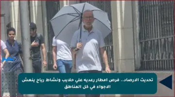 تحديث الأرصاد.. فرص أمطار رعدية على حلايب ونشاط رياح ينعش الأجواء في كل المناطق